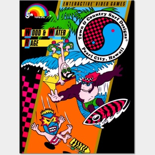 Town & Country Surf Designs Wood & Water Rage Posters and Art